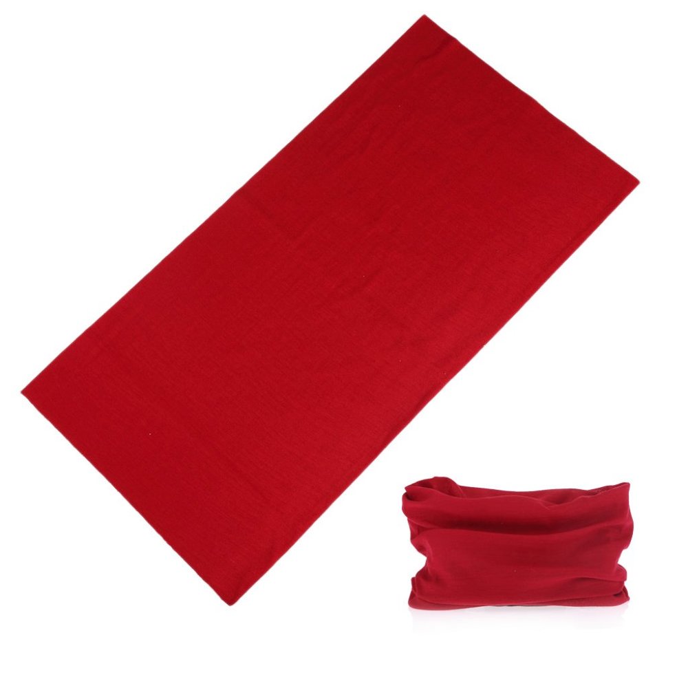 Multi-function Headwear/Face Mask - Dark Red